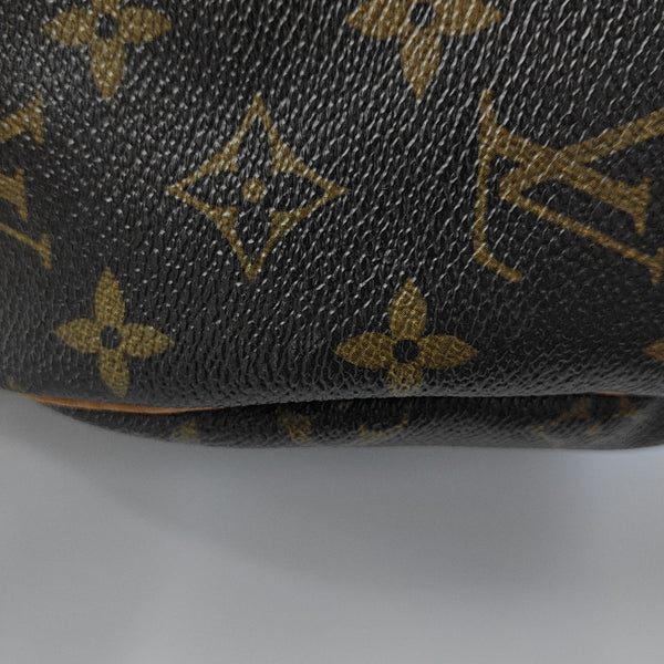SPEEDY 30 Monogram Coated Canvas Brown