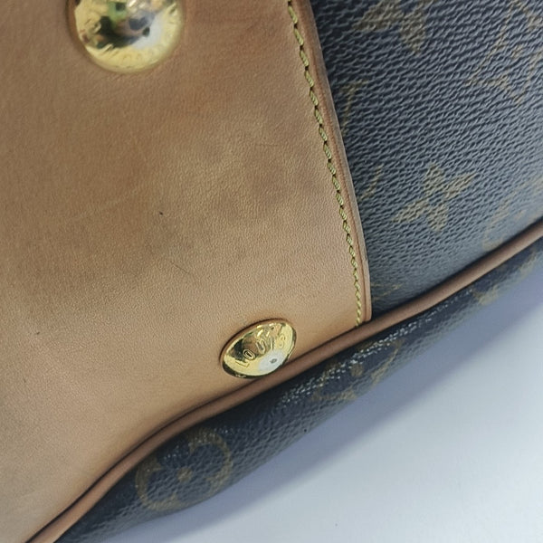 VINTAGE BOETIE PM Monogram Coated Canvas Brown