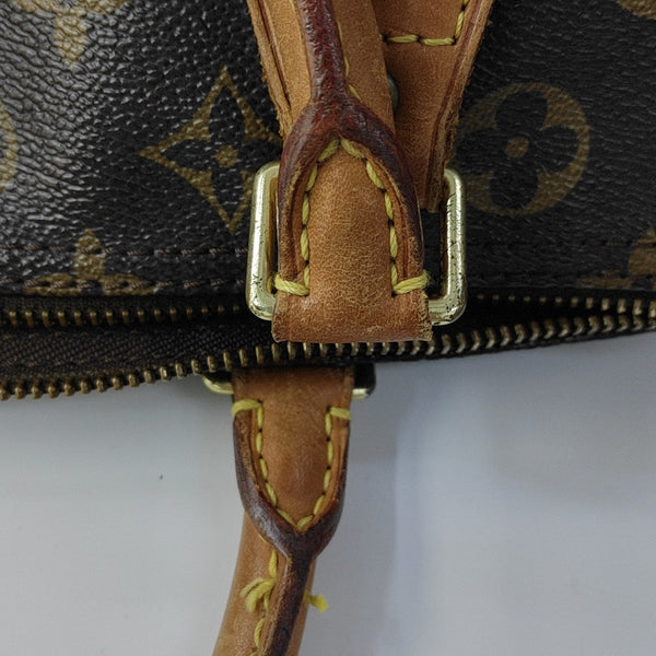SPEEDY 30 Monogram Coated Canvas Brown