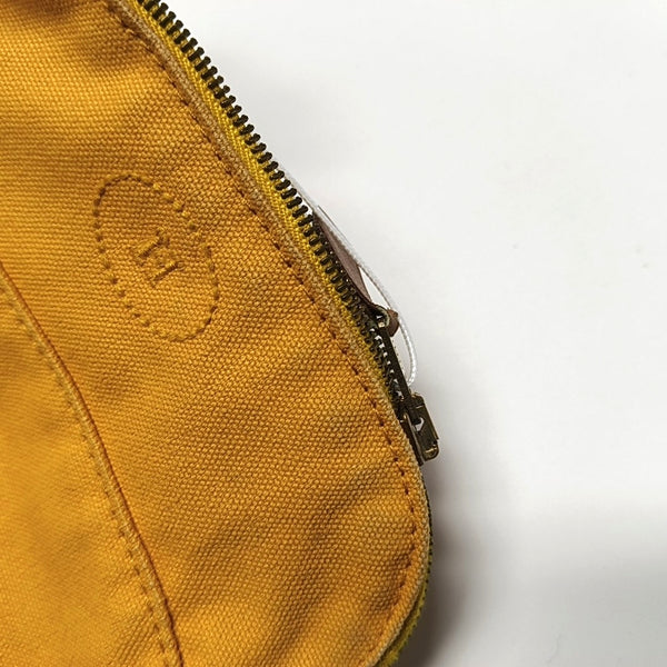 Authenticated pre-owned Bolide 15 Canvas Yellow - Clutch at Looply