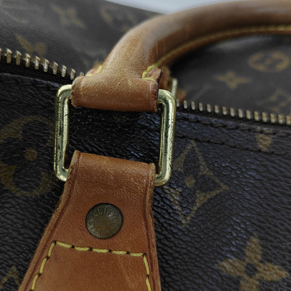 SPEEDY 30 Monogram Coated Canvas Brown