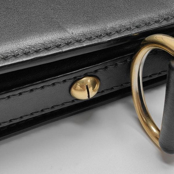 Calfskin Shoulder Bag Black