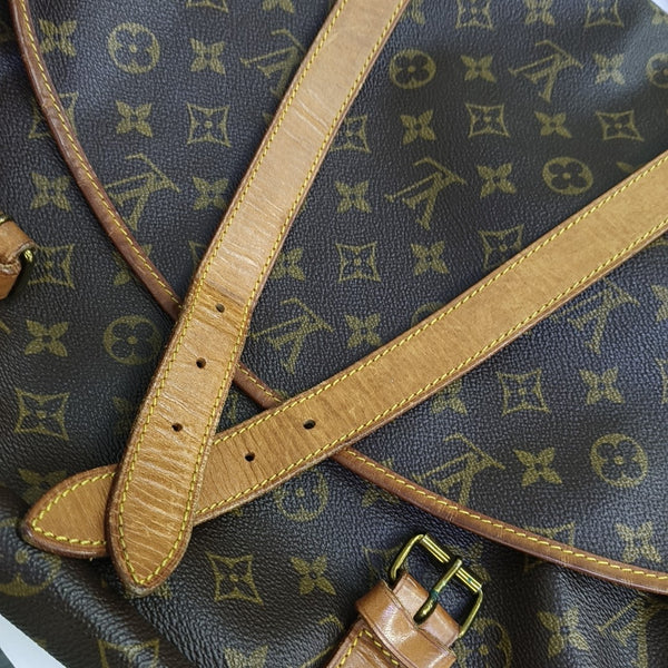SAUMUR 43 Monogram Coated Canvas Brown