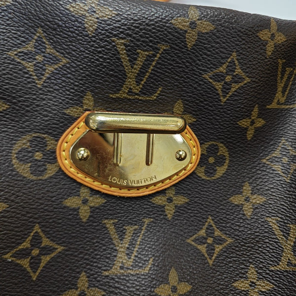 STRESA Monogram Coated Canvas Brown