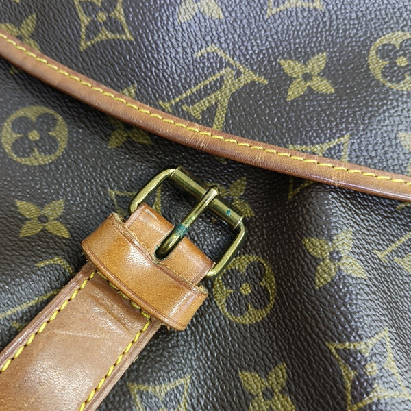 SAUMUR 43 Monogram Coated Canvas Brown