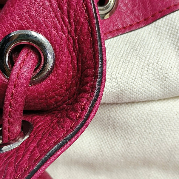 Authenticated pre-owned Bamboo 1947 Calfskin Pink - Backpack at Looply