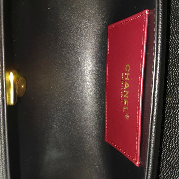 Grained Calfskin Black