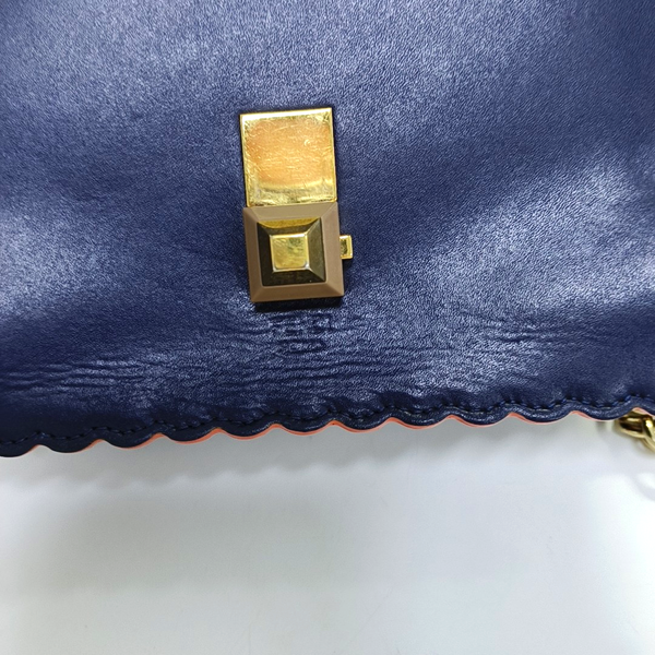 Authenticated pre-owned Kan I Small Calfskin Blue - Crossbody Bag at Looply