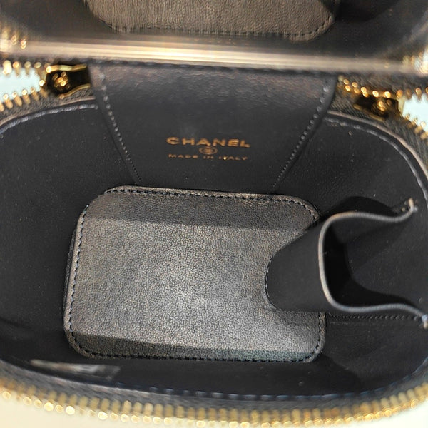 Authenticated pre-owned Vanity Case Small Wool Blue - Shoulder Bag at Looply