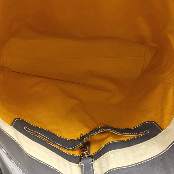 Voltaire Coated Canvas Gray