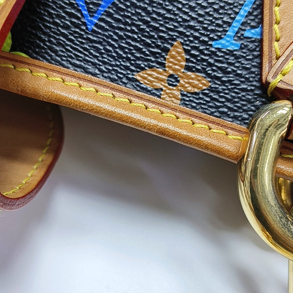 Authenticated pre-owned LV × TM Annie Medium Monogram Coated Canvas Black - Shoulder Bag at Looply