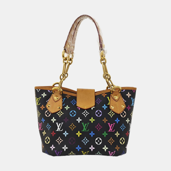 Authenticated pre-owned LV × TM Annie Medium Monogram Coated Canvas Black - Shoulder Bag at Looply