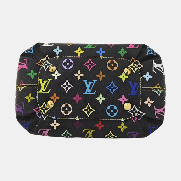 Authenticated pre-owned LV × TM Annie Medium Monogram Coated Canvas Black - Shoulder Bag at Looply