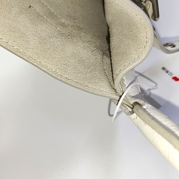 Authenticated pre-owned Big Bag Nano Calfskin White - Crossbody Bag at Looply