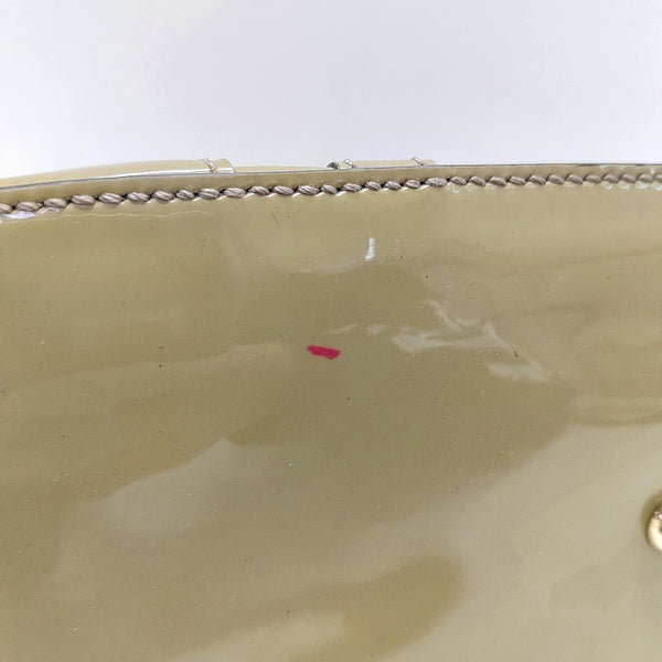 Authenticated pre-owned Microguccissima Monogram Patent Leather Green - Top Handle Bag at Looply