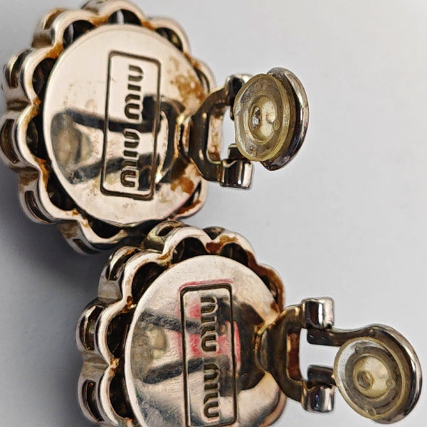 Metal Synthetic Crystal Clear Earring