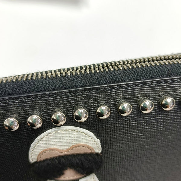 Authenticated pre-owned Karlito Calfskin Black Wallet - Wallet at Looply