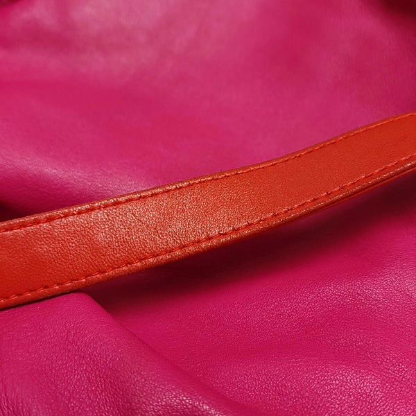 Authenticated pre-owned Flamenco Lambskin Pink - Shoulder Bag at Looply