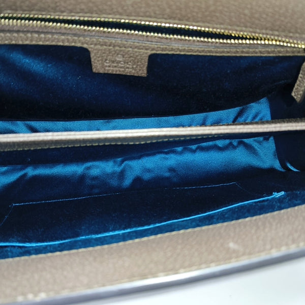 Authenticated pre-owned Ophidia Small Monogram Coated Canvas Beige - Shoulder Bag at Looply