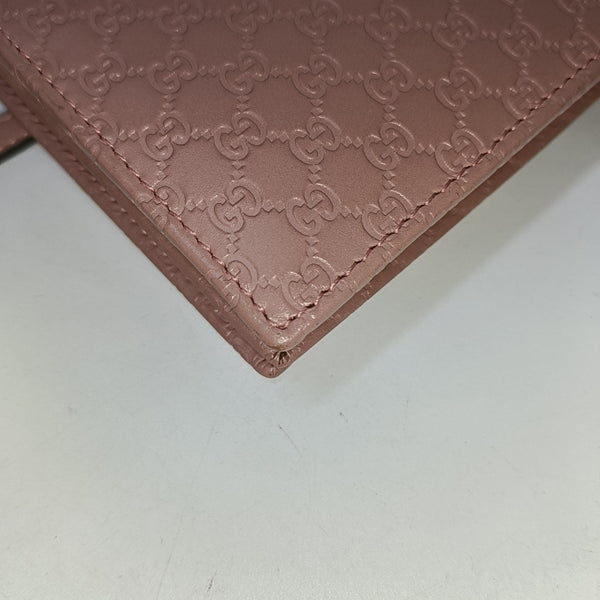 Authenticated pre-owned Microguccissima Monogram Calfskin Pink - Shoulder Bag at Looply