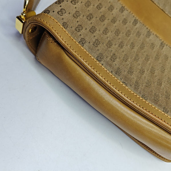 Monogram Leather Brown