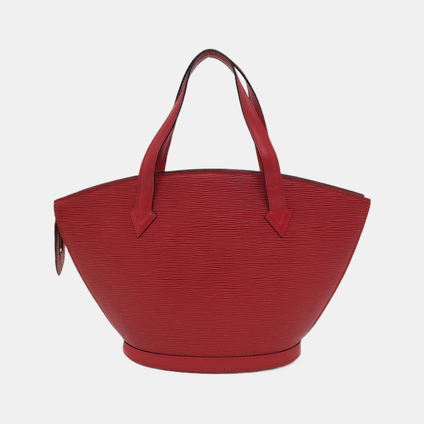 Authenticated pre-owned Saint Jacques PM Epi Red - Top Handle Bag at Looply