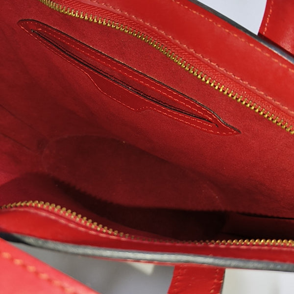 Authenticated pre-owned Saint Jacques PM Epi Red - Top Handle Bag at Looply