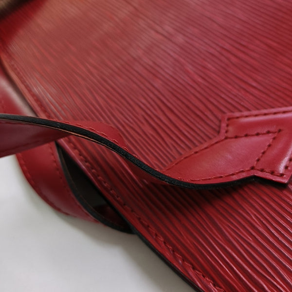 Authenticated pre-owned Saint Jacques PM Epi Red - Top Handle Bag at Looply