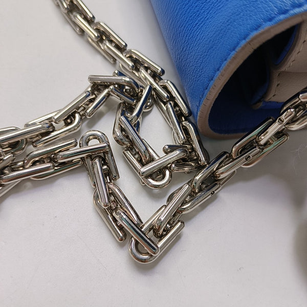 New Lock Calfskin Blue
