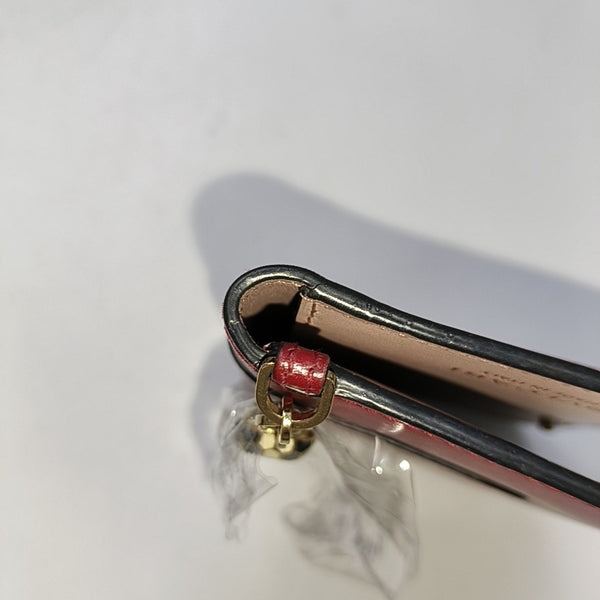 SERPENTI FOREVER Calfskin Red Card Holder
