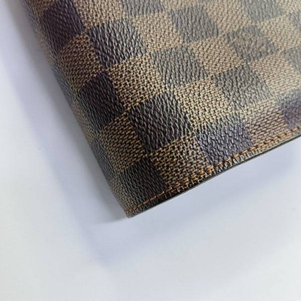 SAINT LOUIS Damier Ebene Coated Canvas Brown