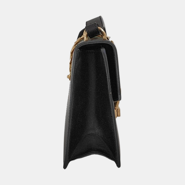 Authenticated pre-owned Sylvie Small Calfskin Black - Shoulder Bag at Looply