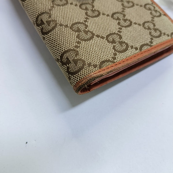Monogram Fabric Wallet Brown