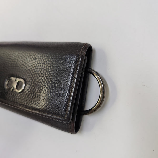 Calfskin Key Pouch Brown