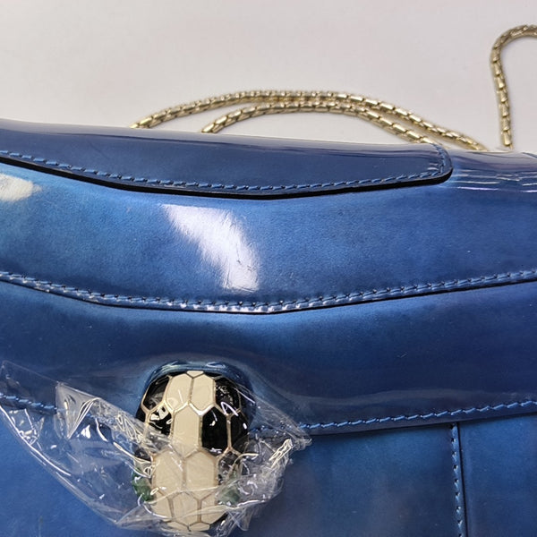 SERPENTI FOREVER Medium Calfskin Blue