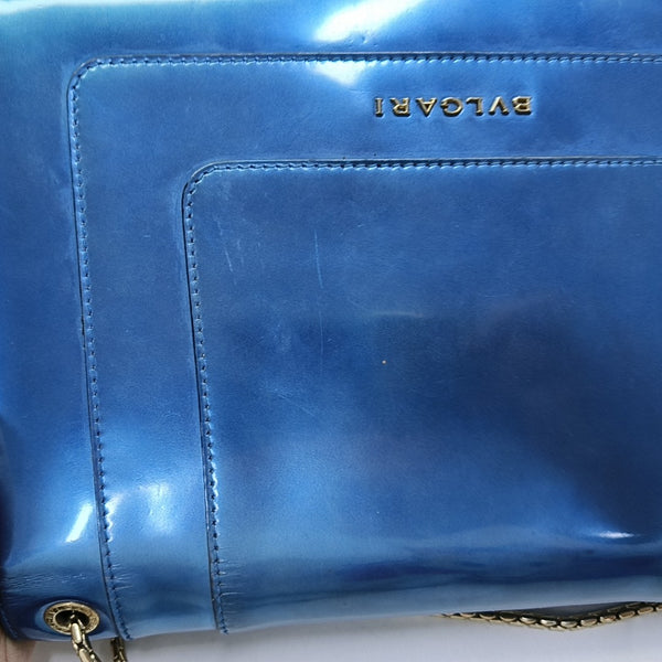SERPENTI FOREVER Medium Calfskin Blue
