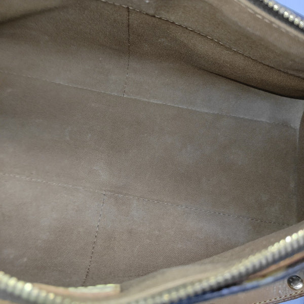 POPINCOURT Monogram Coated Canvas Brown