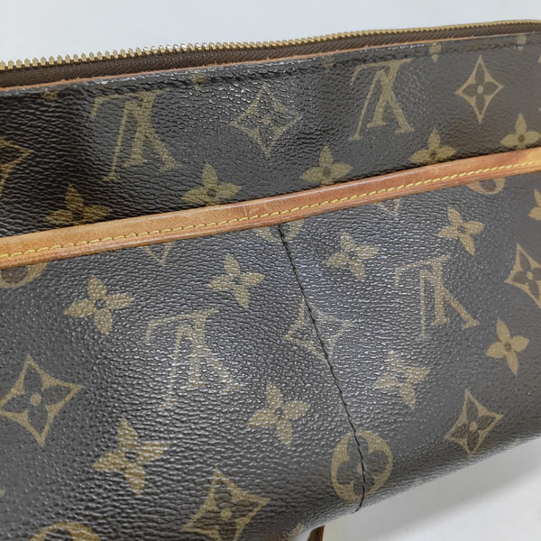 POPINCOURT Monogram Coated Canvas Brown