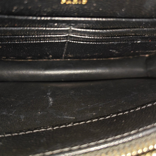 MONOGRAM WOC Chevron Calfskin Black