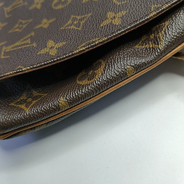 MUSETTE TANGO Monogram Coated Canvas Brown