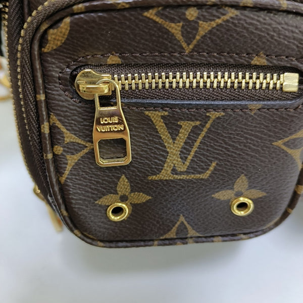 UTILITY Monogram Coated Canvas Brown