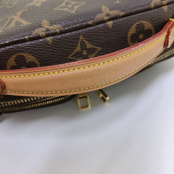 UTILITY Monogram Coated Canvas Brown
