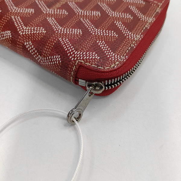 Saint-Marc Coated Canvas Red Wallet