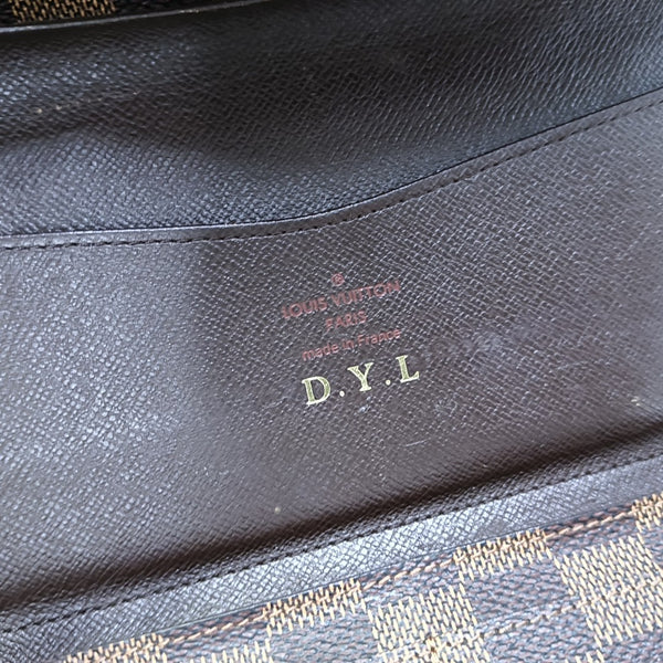 JOSÉPHINE Damier Ebene Coated Canvas Brown Wallet