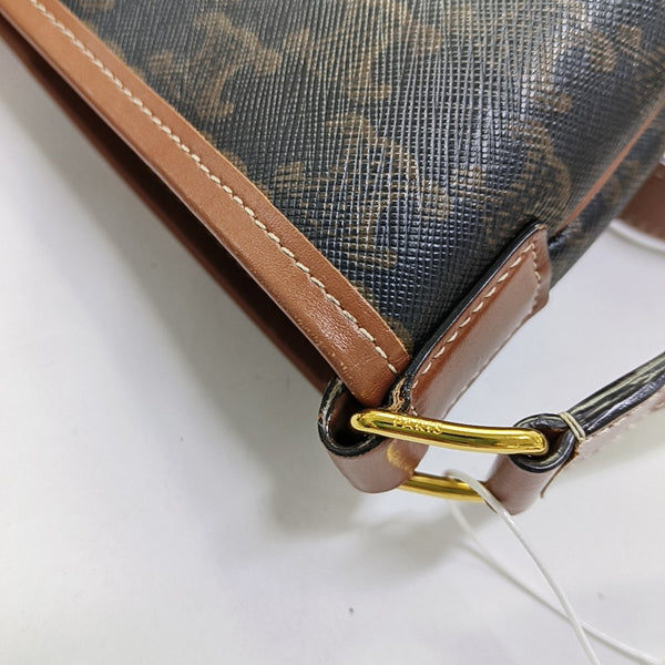 TRIOMPHE CANVAS Small Coated Canvas Brown