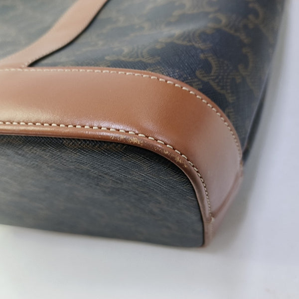 TRIOMPHE CANVAS Small Coated Canvas Brown