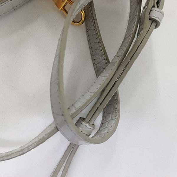 Pocket Mini Calfskin White