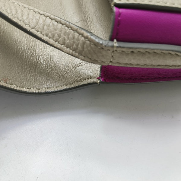 TROTTEUR Small Calfskin Gray