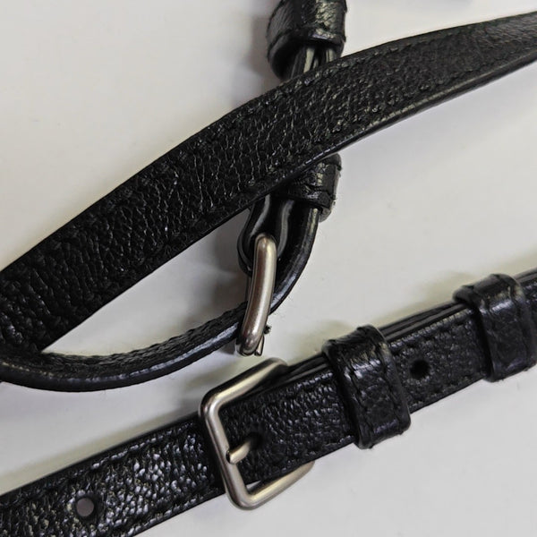 My Miu Calfskin Black