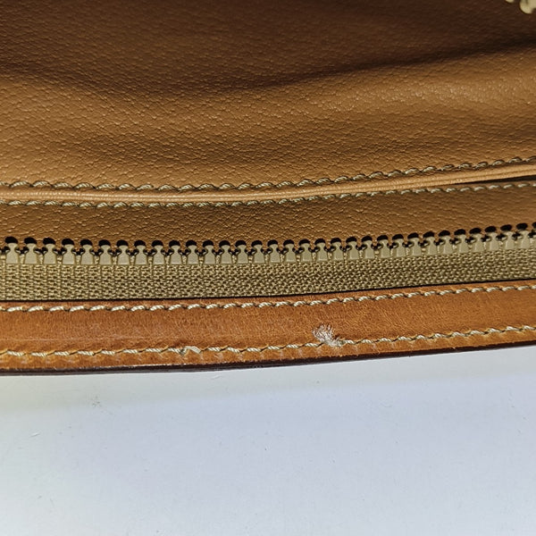 MACADAM CLUTCHES Coated Canvas Beige